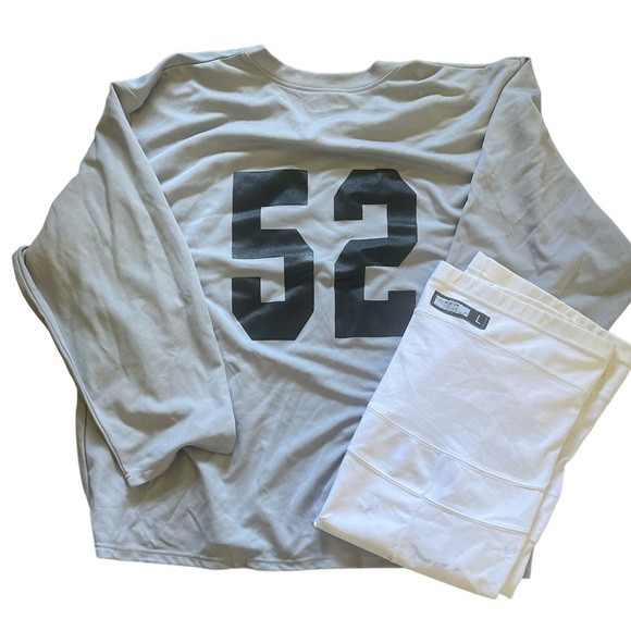 TRAIL SMOKE EATERS BCJHL (Bauer Practice Jersey XL / CCM Hockey Socks L) Lot - Picture 2 of 2